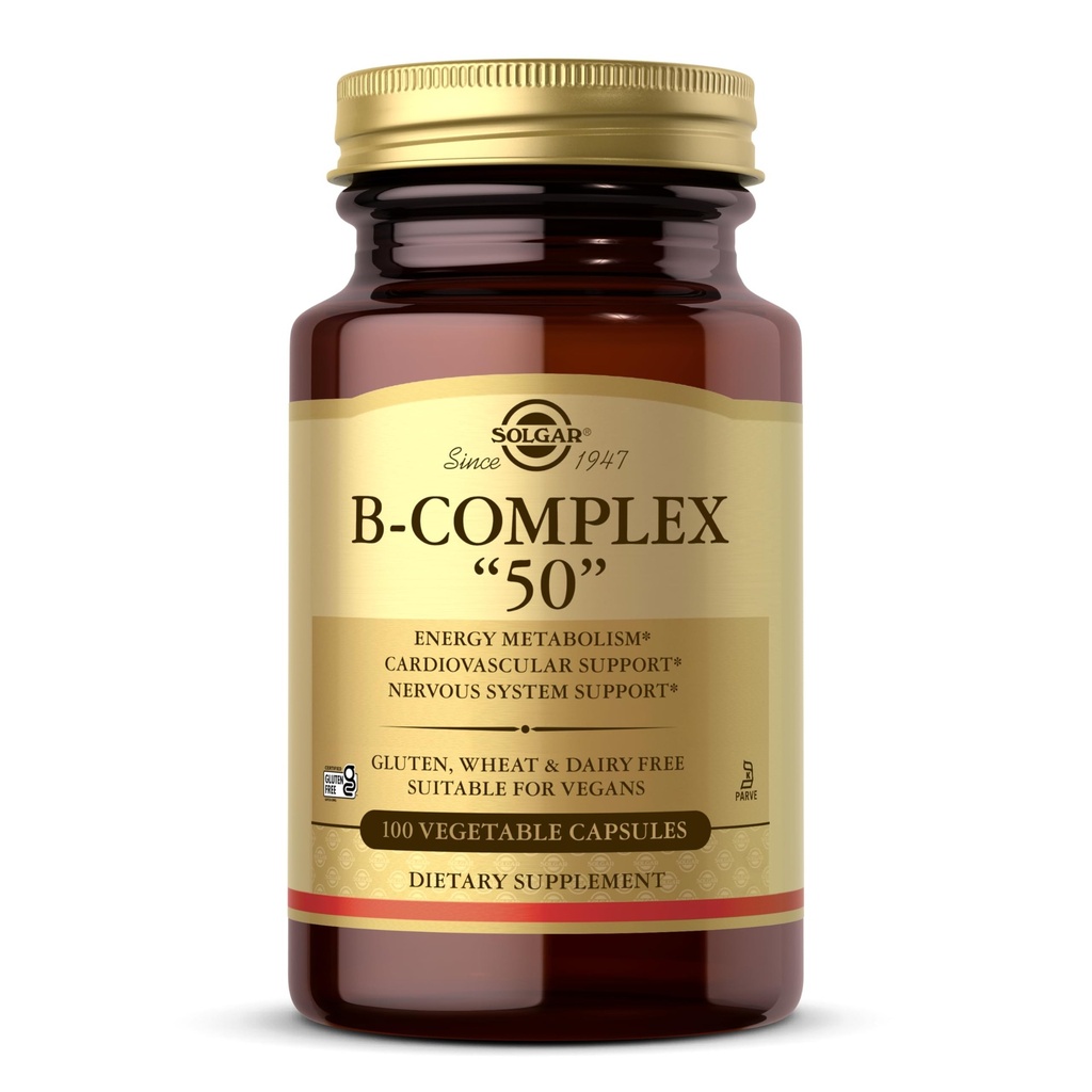 [JPR-0687] SOLGAR VITAMIN B COMPLEX 100CAPS 50'S