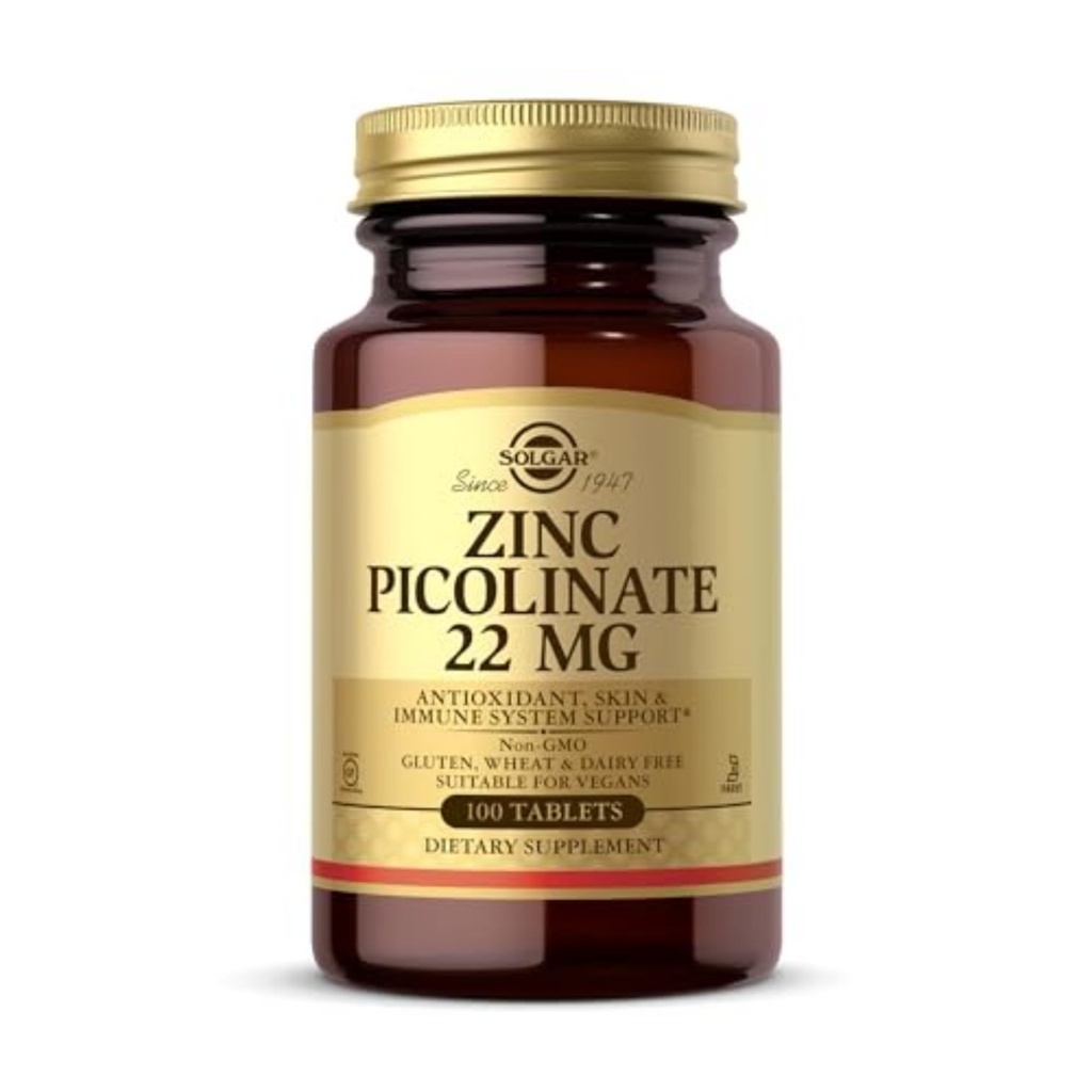 [JPR-0688] SOLGAR ZINC PICOLINATE TABS 100S