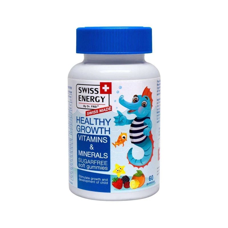 [JPR-0695] SWISS ENERGY HEALTHY GROWTH VIT&MINS 60 SOFT GUMMIES