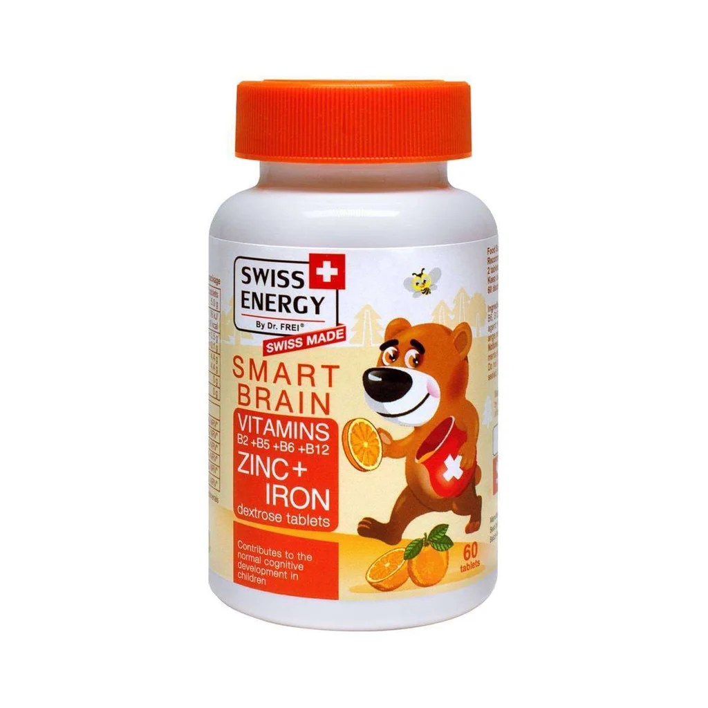 [JPR-0700] SWISS ENERGY SMART BRAIN VIT/ZINC/IRON 60'S DEX TABS
