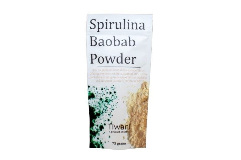[JPR-0709] TIWANI SPIRULINA BOABAB POWDER 75G
