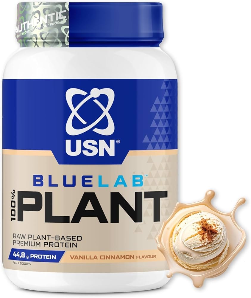[JPR-0726] USN BLUELAB 100% PLANT PROTEIN VANILLA CINNAMON 775G