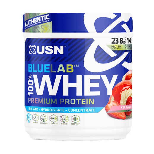 [JPR-0734] USN BLUELAB 100% PREMIUM WHEY STRAWBERRY 454G
