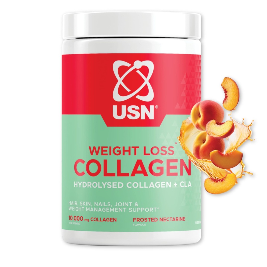 [JPR-0825] USN WEIGHT LOSS COLLAGEN FROSTED NECTARINE 300G
