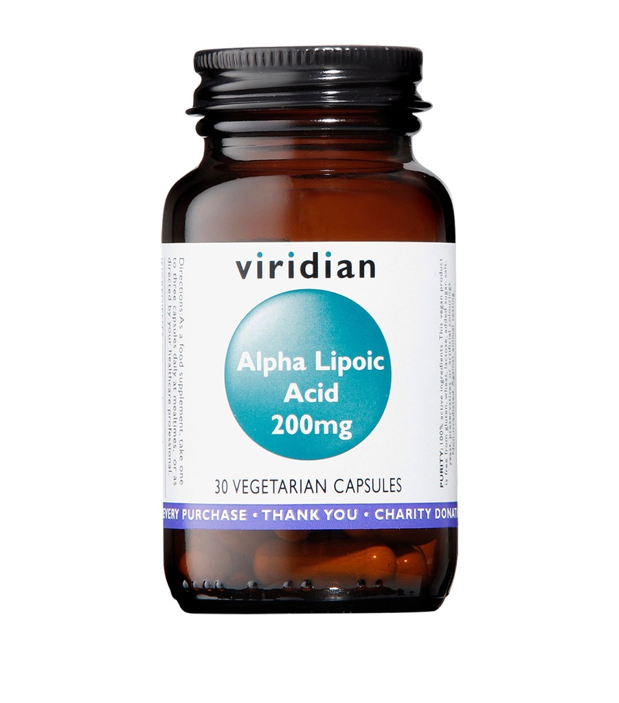 [JPR-0841] VIRIDIAN ALPHA LIPOIC ACID 200MG VCAPS
