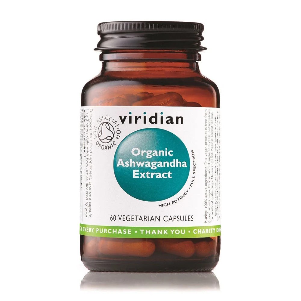 [JPR-0842] VIRIDIAN ASHW.ORGANIC VCAPS 60'S