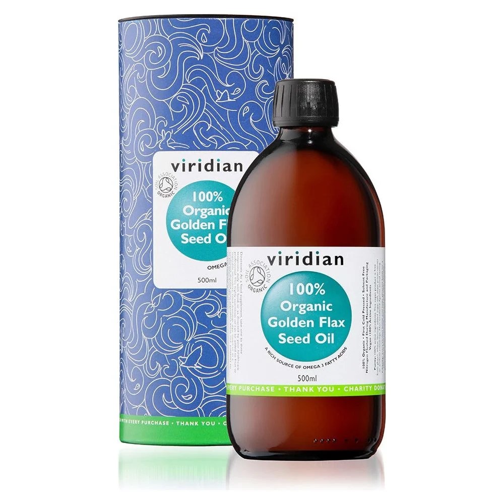 [JPR-0852] VIRIDIAN FLAXSEED OMEGA OIL ORGANIC (ADD MLS)