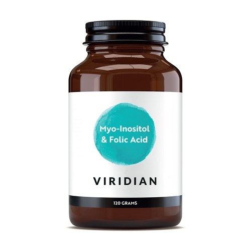 [JPR-0863] VIRIDIAN MYO-INOSITOL & FOLIC ACID 120GM
