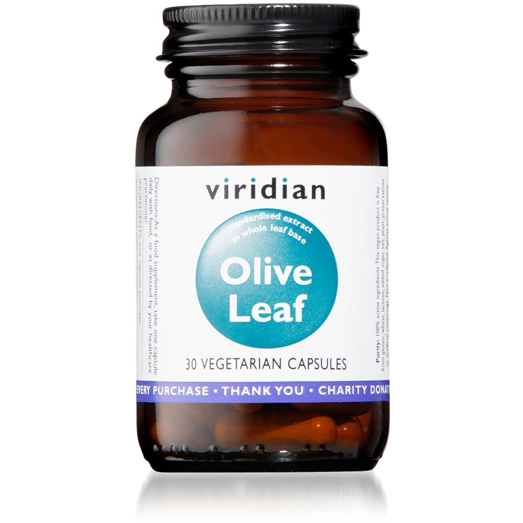 [JPR-0864] VIRIDIAN OLIVE LEAF EXTRACT 200MG VCAPS