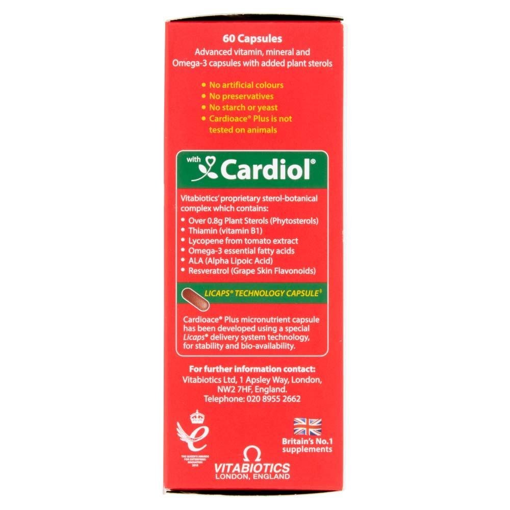 [JPR-0870] VITABIOTICS CARDIOACE PLUS 1*60'S