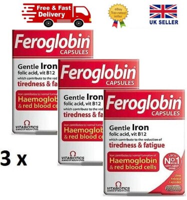 [JPR-0874] VITABIOTICS FEROGLOBIN CAP'S 30'S[FULL PACK]