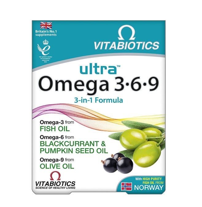 [JPR-0908] VITABIOTICS ULTRA OMEGA 3.6.9 CAPS 60'S