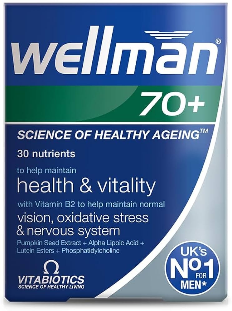 [JPR-0915] VITABIOTICS WELLMAN 70+TABS 30'S