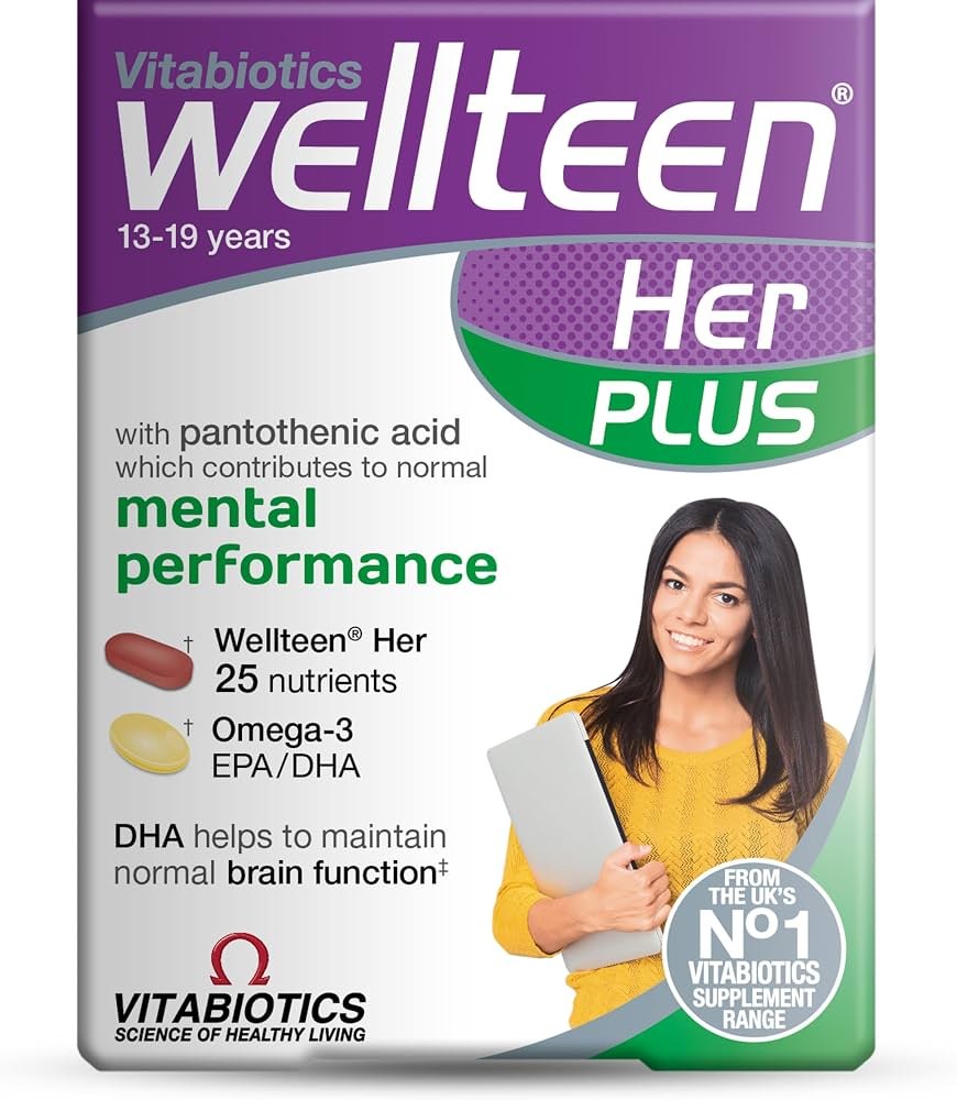 [JPR-0921] VITABIOTICS WELLTEEN HER PLUS TABS/CAPS 56'S
