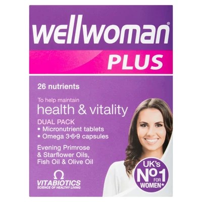 [JPR-0925] VITABIOTICS WELLWOMAN 70+TABS 30'S[FULL PACK]
