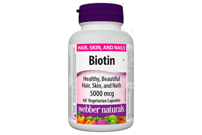 [JPR-0935] WEBBER NATURALS BIOTIN 5000MCG VEG CAPS 60'S