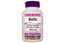WEBBER NATURALS BIOTIN 5000MCG VEG CAPS 60'S