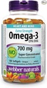 WEBBER NATURALS EXTRA STRENGTH OMEGA-3 700MG SOFTGELS 100'S