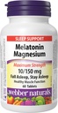 WEBBER NATURALS MELATONIN 10MG/MAGNESIUM 150MG TABS 60'S