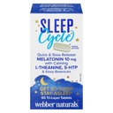 WEBBER NATURALS SLEEP CYCLE TABS 60'S
