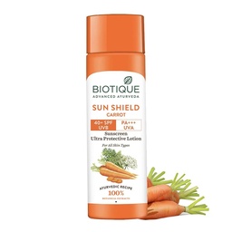 SUN SHIELD CARROT SUNSCREEN LTN SPF 40 120ML