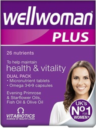 VITABIOTICS WELLWOMAN PLUS OMEGA 3-6-9 CAPS[FULL PACK]