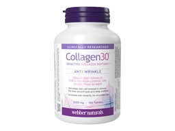 WEBBER NATURALS COLLAGEN 30 ANTI-WRINKLE 2500MG TABS 180'S