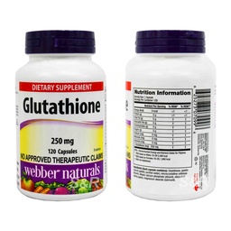 WEBBER NATURALS GLUTATHIONE LIPOMICEL DOSE 300MG PER SOTGELS LIQ. 60'S